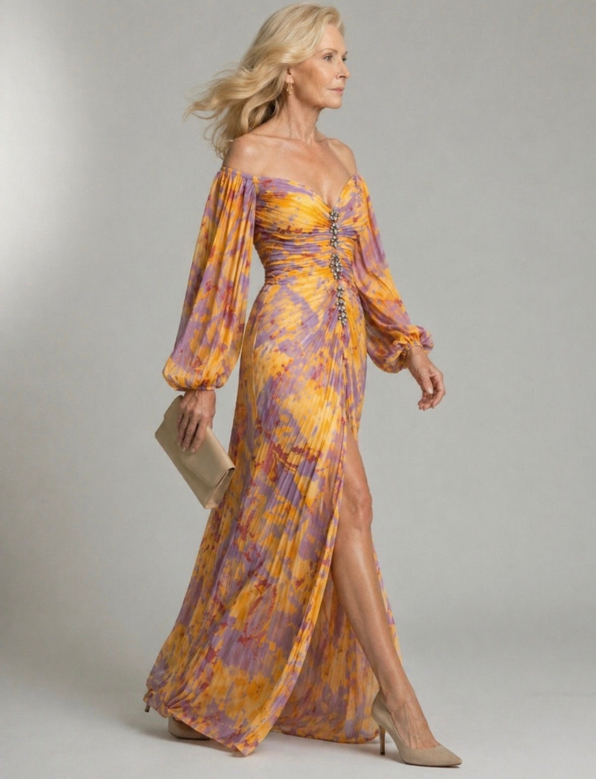 Diane & Susan™ | Elegant Dress with V-Neck