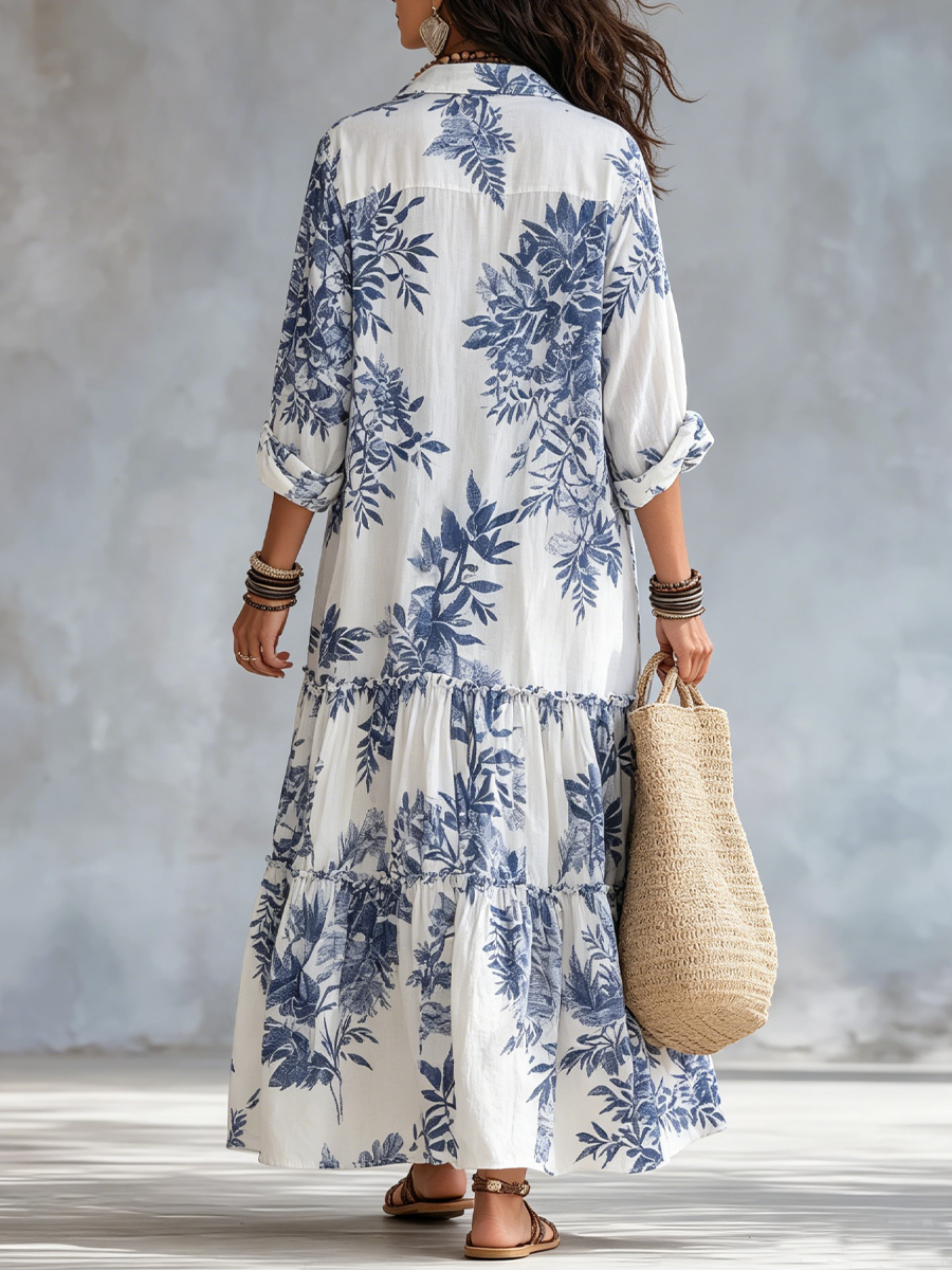 Dahlia | Floral Tiered Maxi Dress