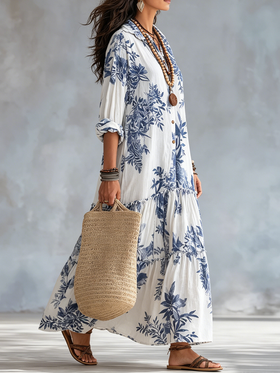 Dahlia | Floral Tiered Maxi Dress