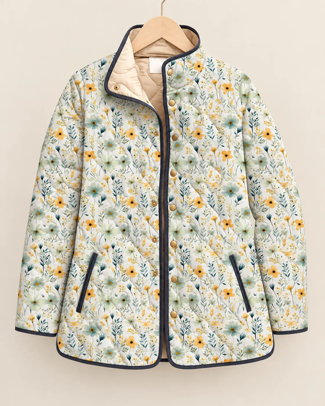 Rosalie Colorful Paisley Quilted Jacket