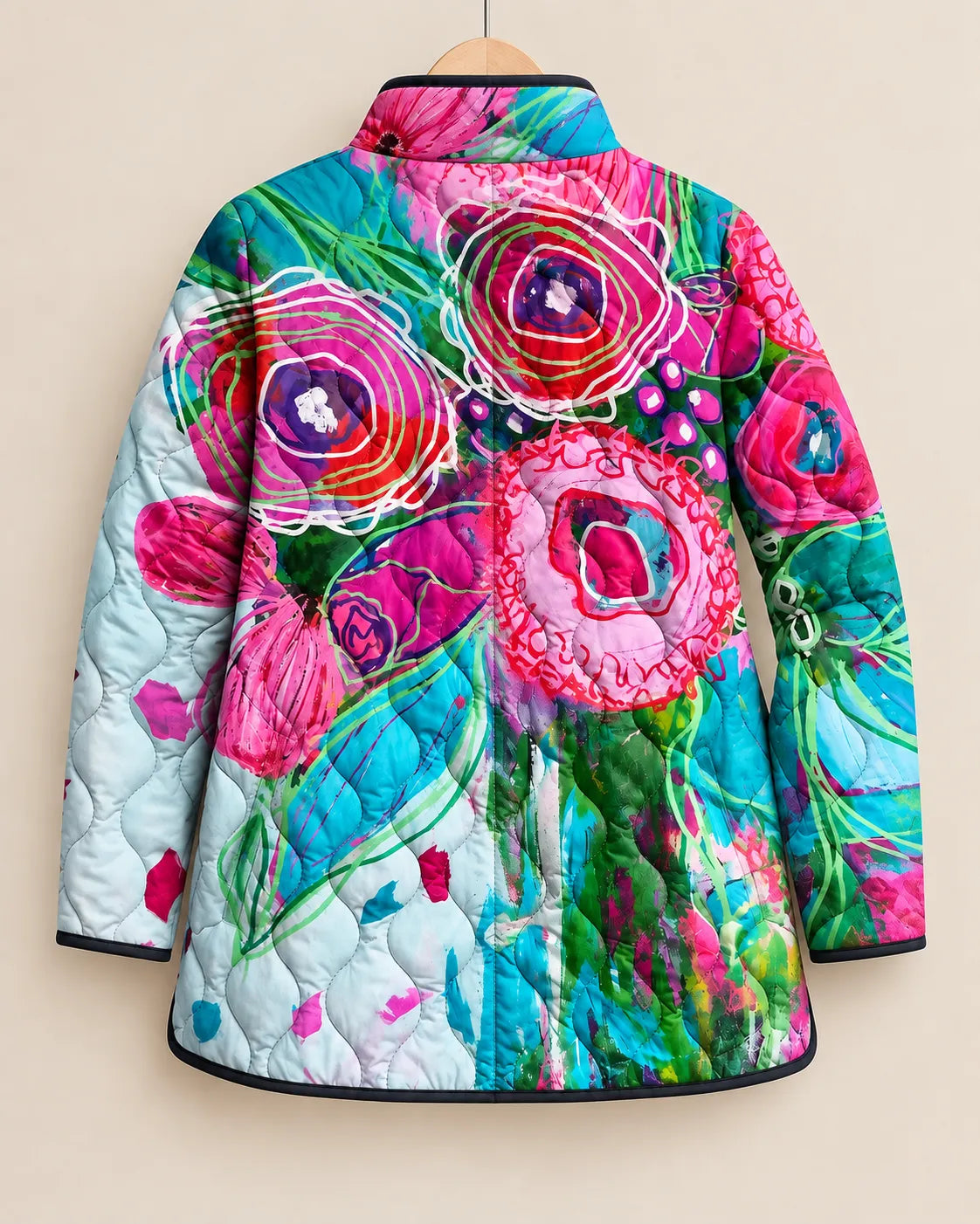 Camille Painted Garden Quilted Jacket