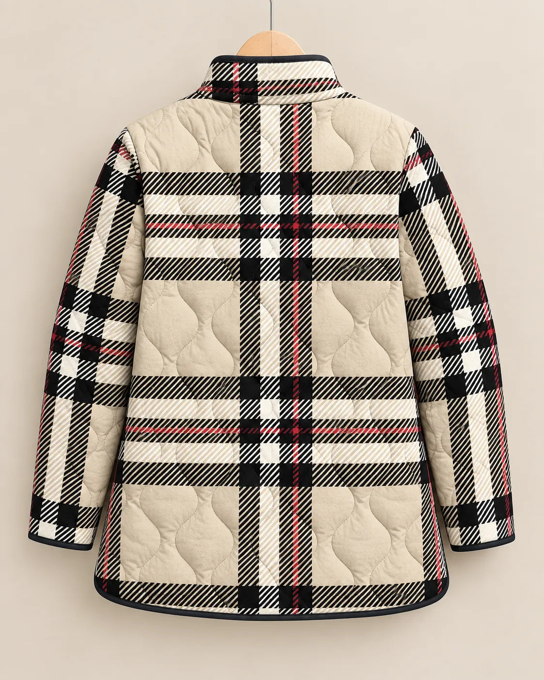 Camille Classic Plaid Quilted Jacket