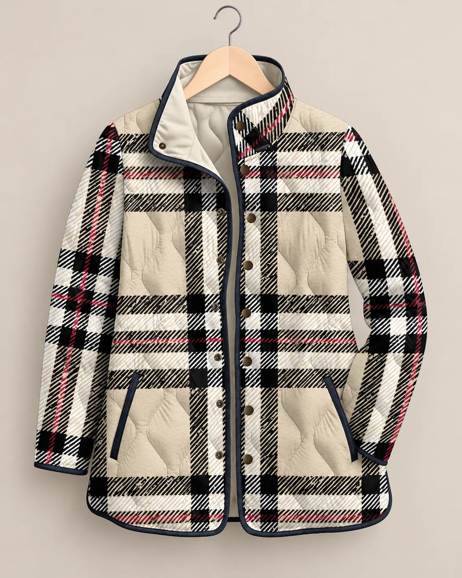 Camille Classic Plaid Quilted Jacket