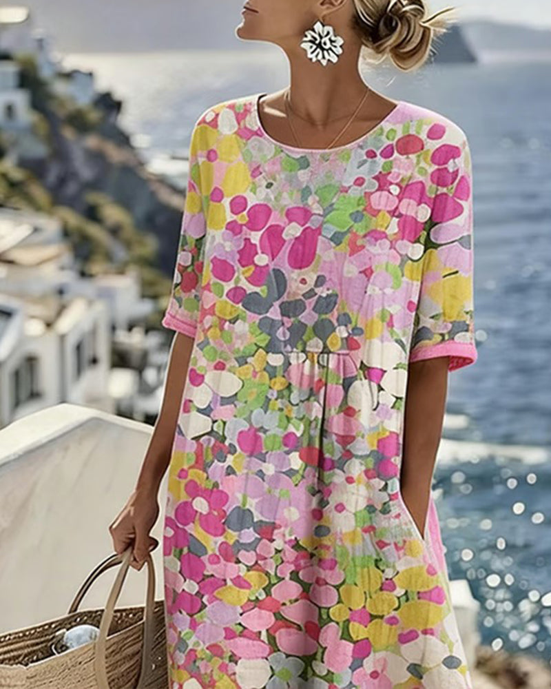 Marguerite | Floaty Floral Midi Dress