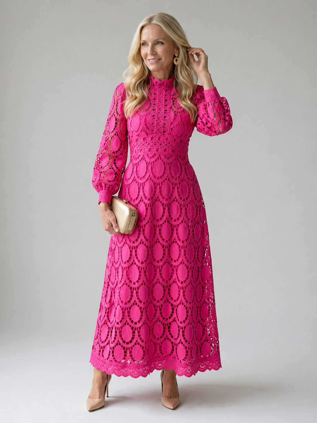 Diane & Susan™ | Lace Midi Dress