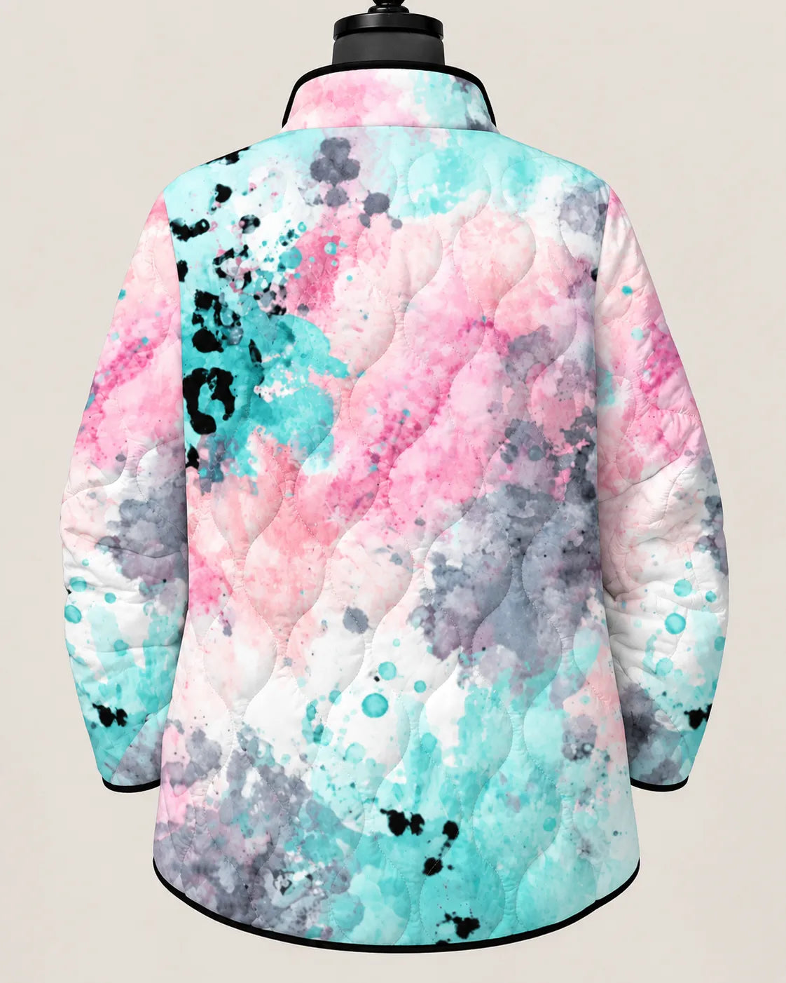 Eliana Watercolor Quilted Jacket