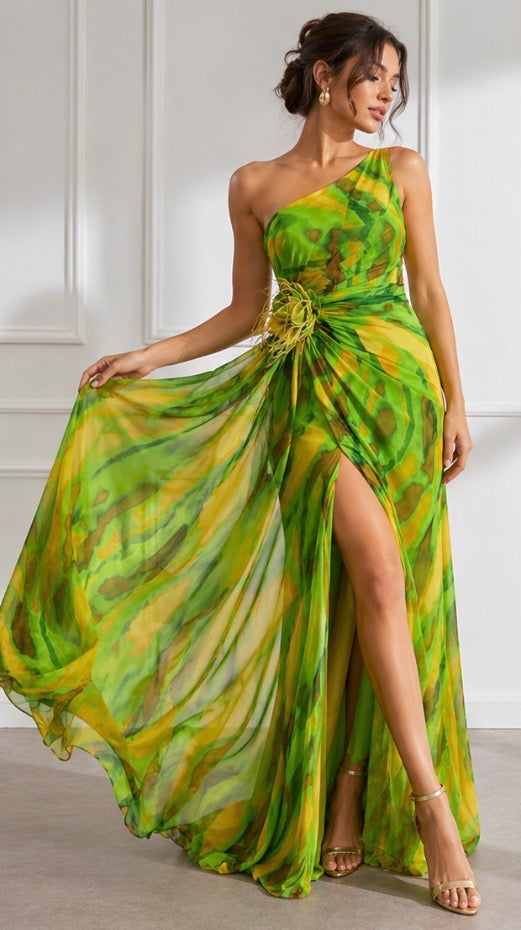 Diane & Susan™ | Vibrant Draped Dress
