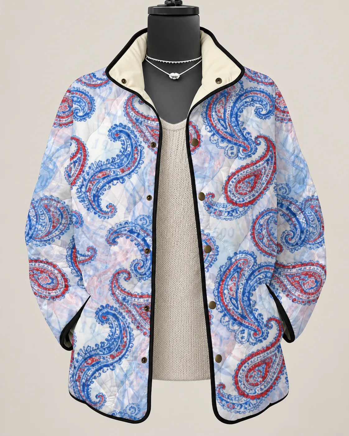 Camille Classic Plaid Quilted Jacket