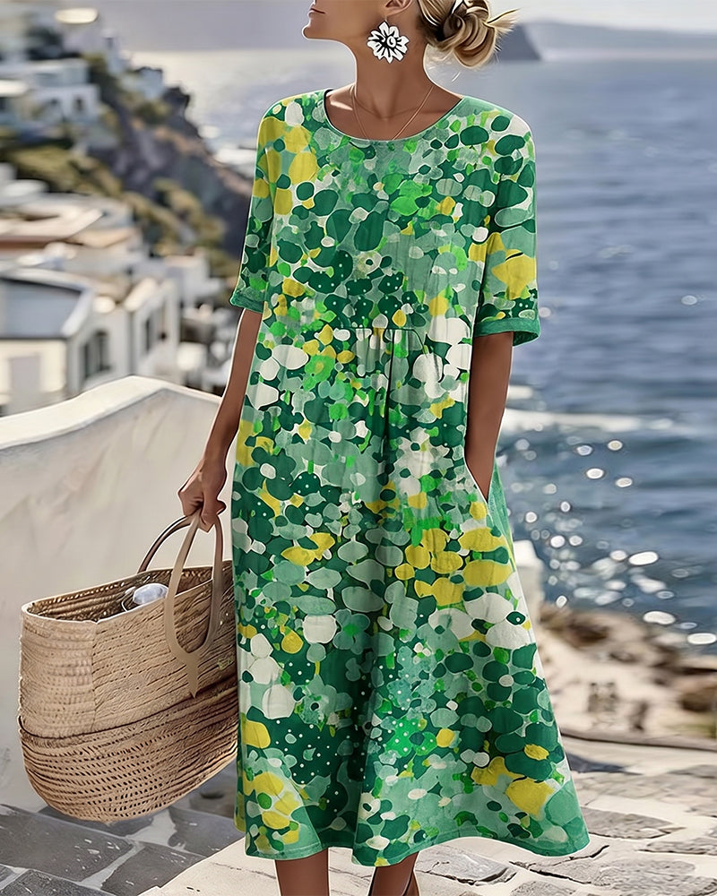 Marguerite | Floaty Floral Midi Dress