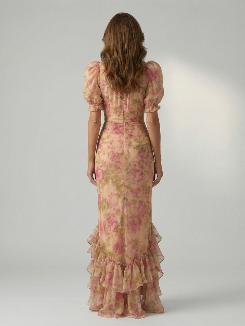 Diane & Susan Gentle High Neck Maxi Dress