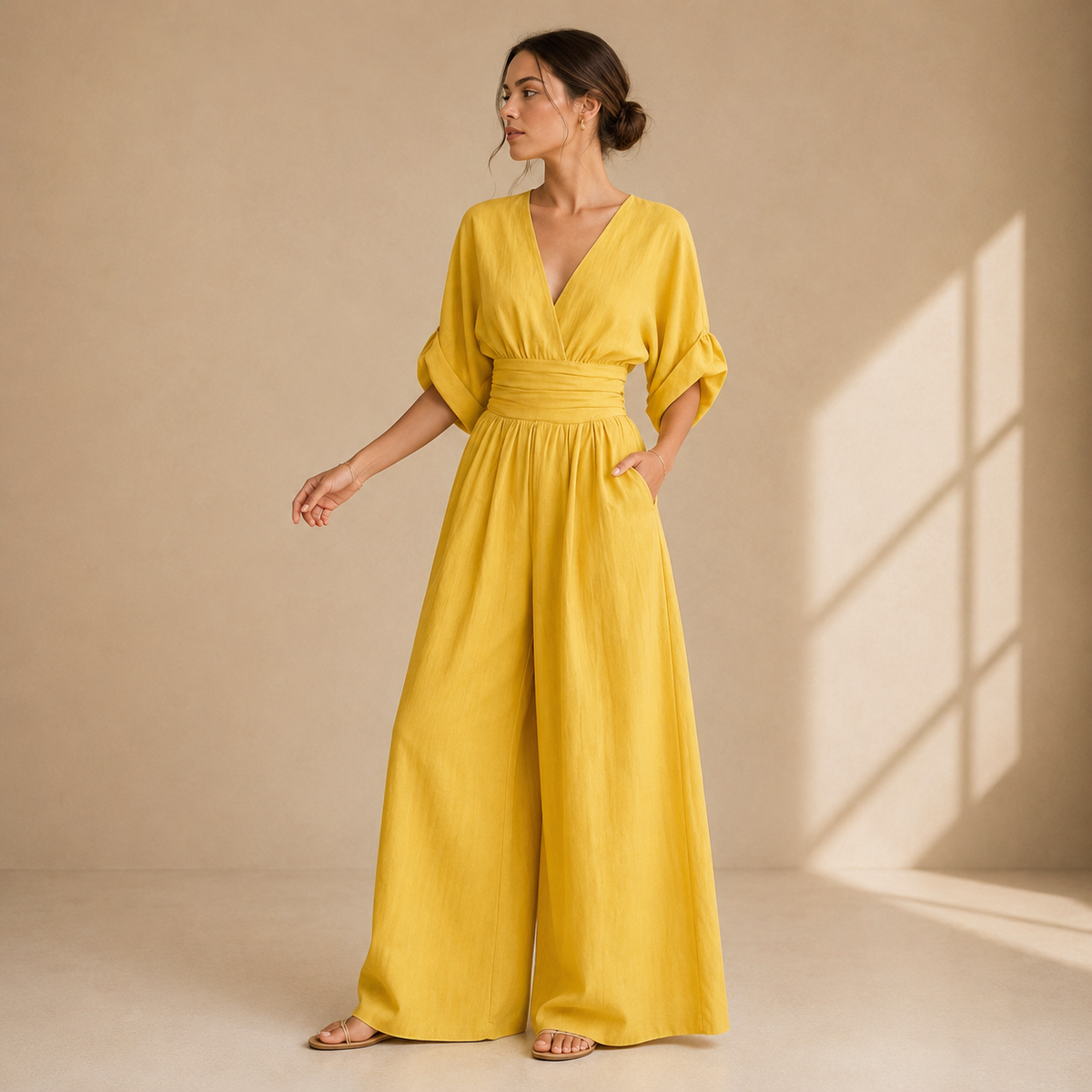 Serena | Elegant Wide-Leg Jumpsuit