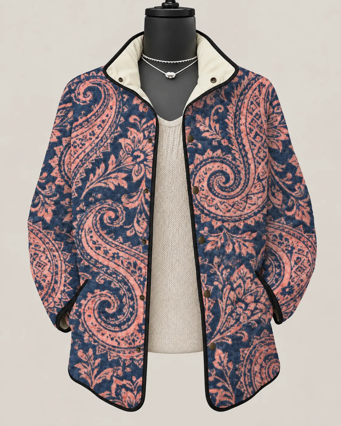 Eliana Heritage Patchwork Quilted Jacket