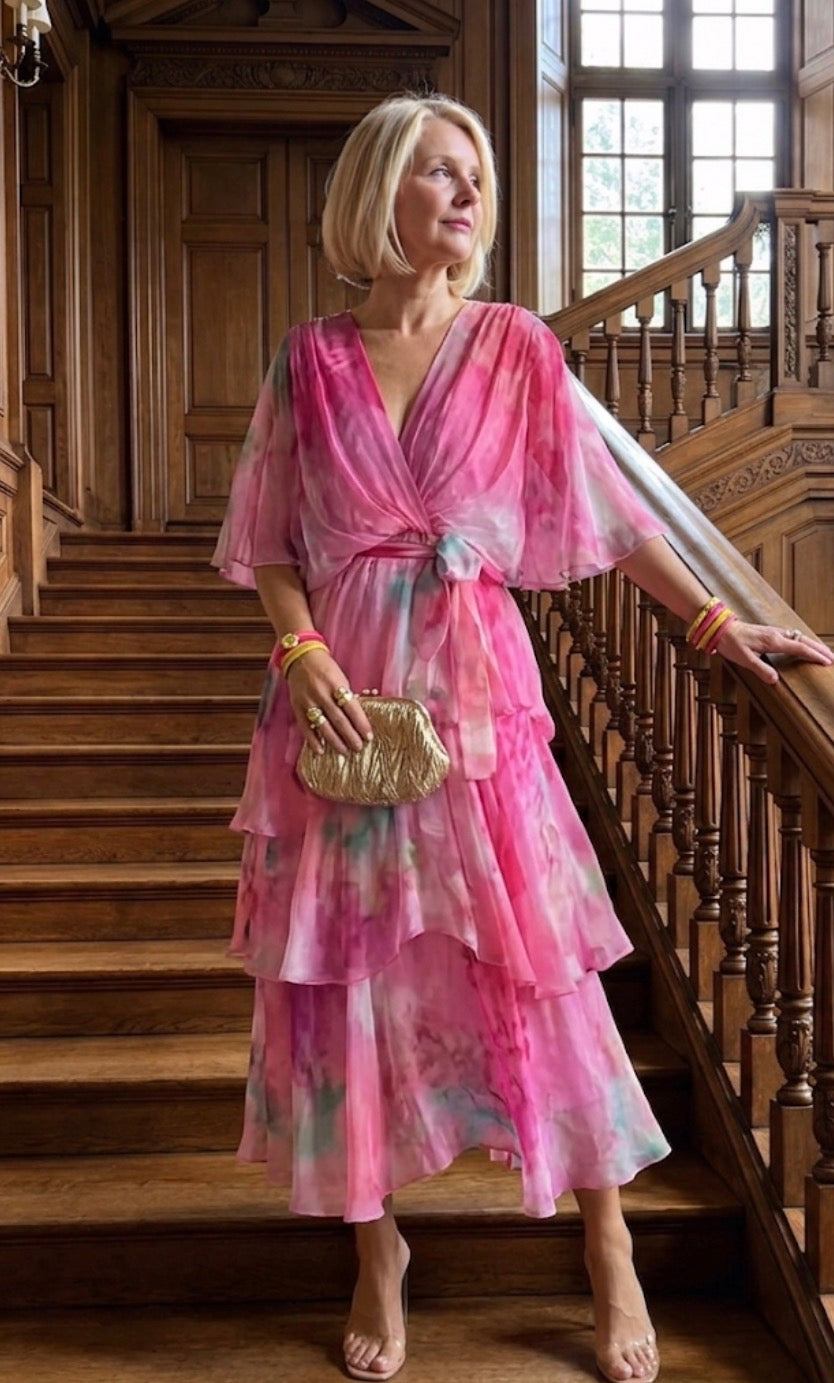 Diane & Susan™ |Layered Floral Sun Dress