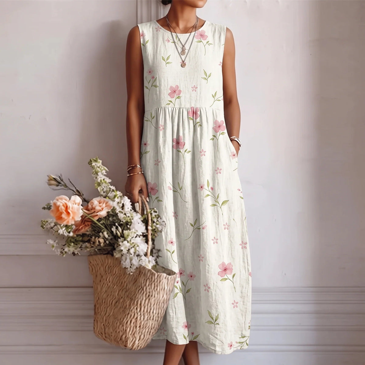 Seraphina | Flowing Midi Dress