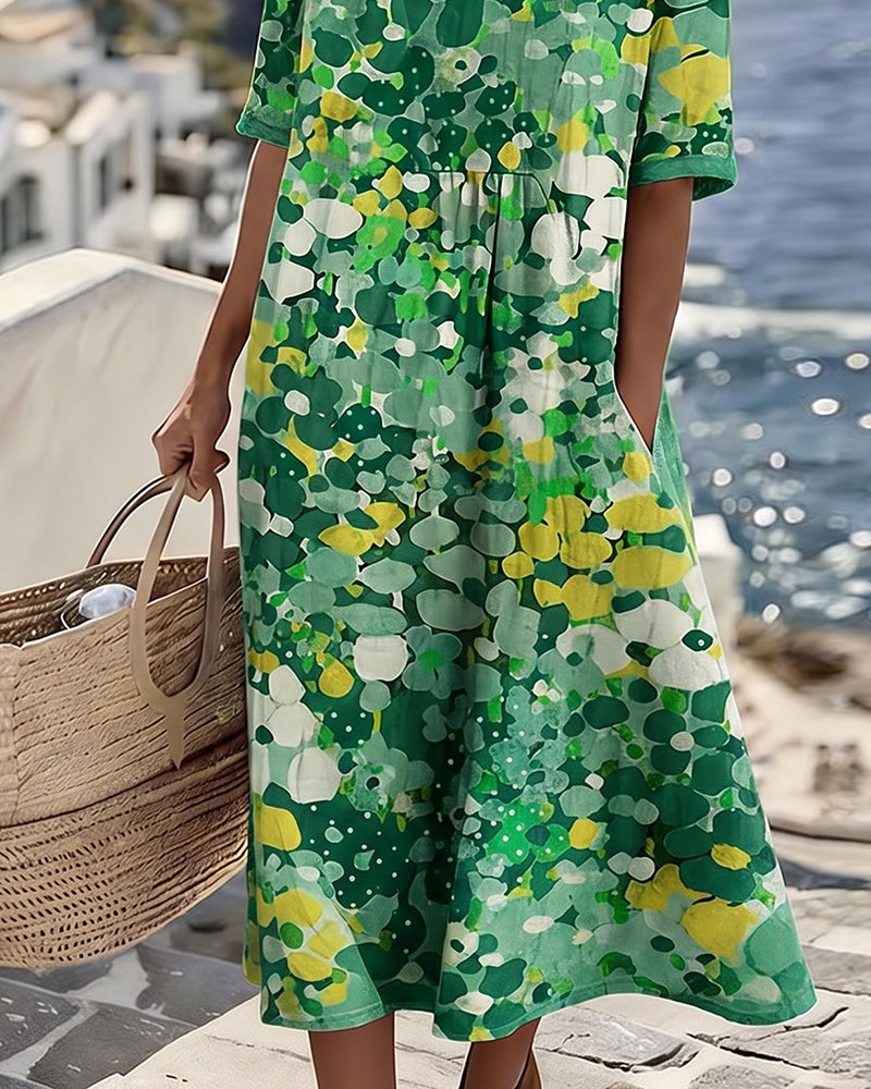 Marguerite | Floaty Floral Midi Dress