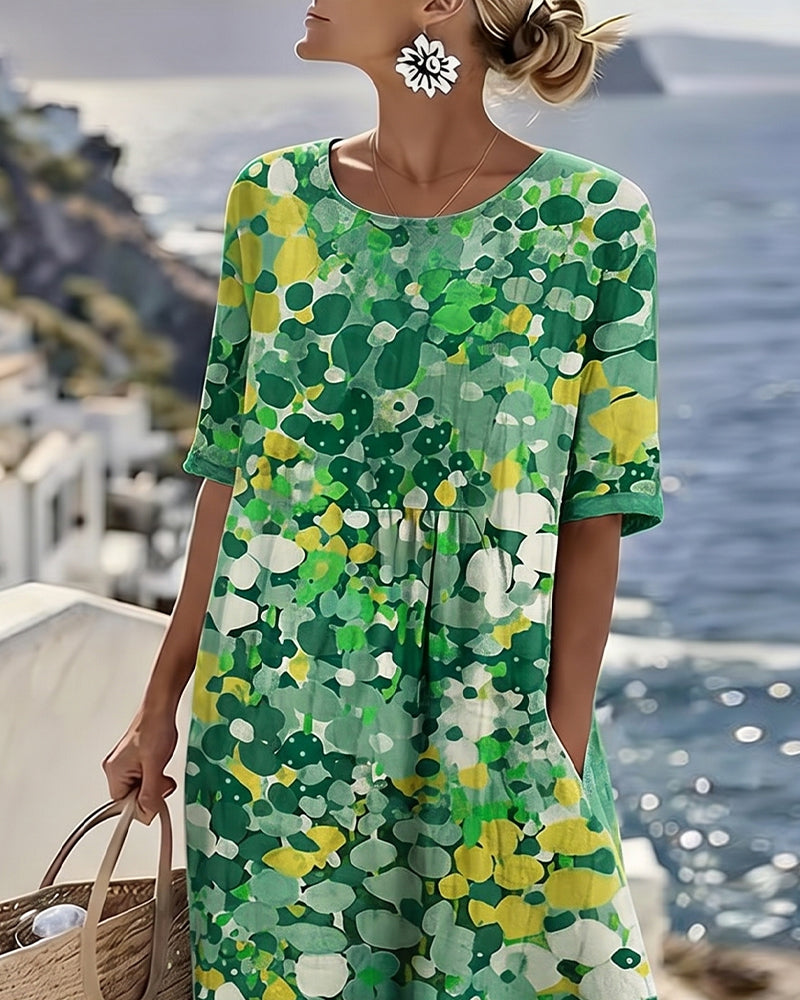 Marguerite | Floaty Floral Midi Dress