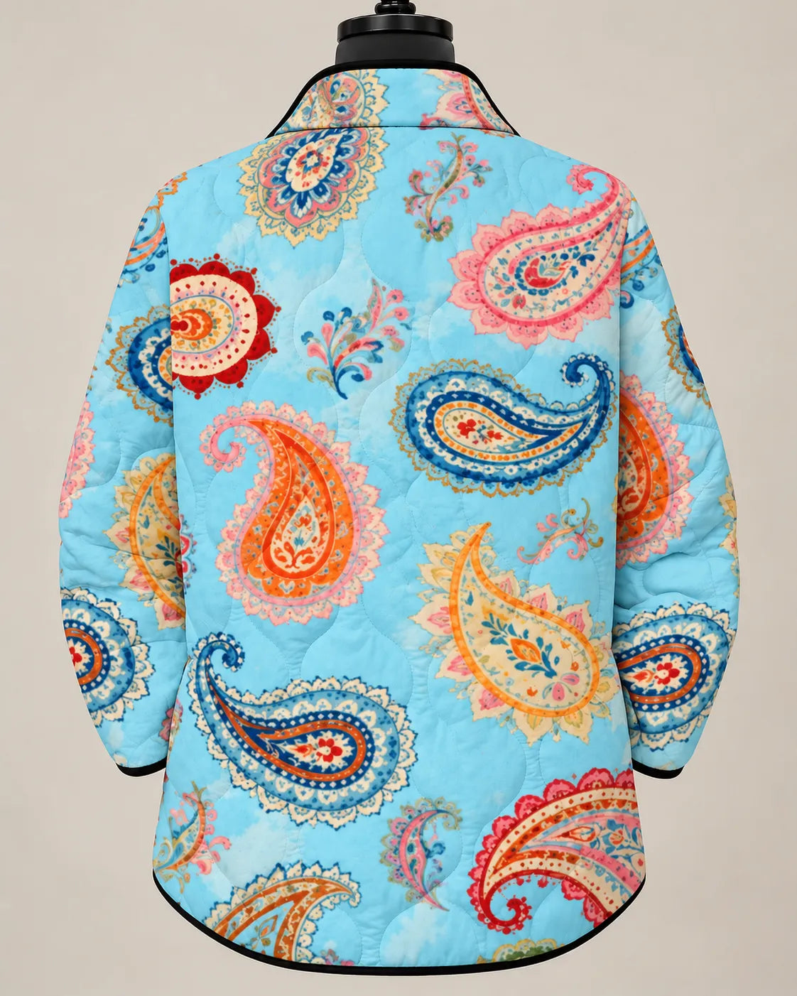 Rosalie Colorful Paisley Quilted Jacket