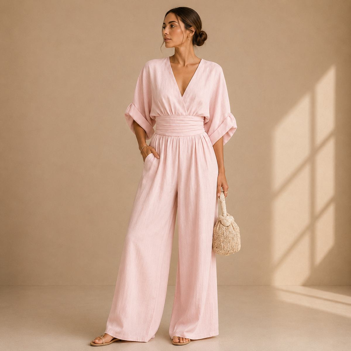 Serena | Elegant Wide-Leg Jumpsuit