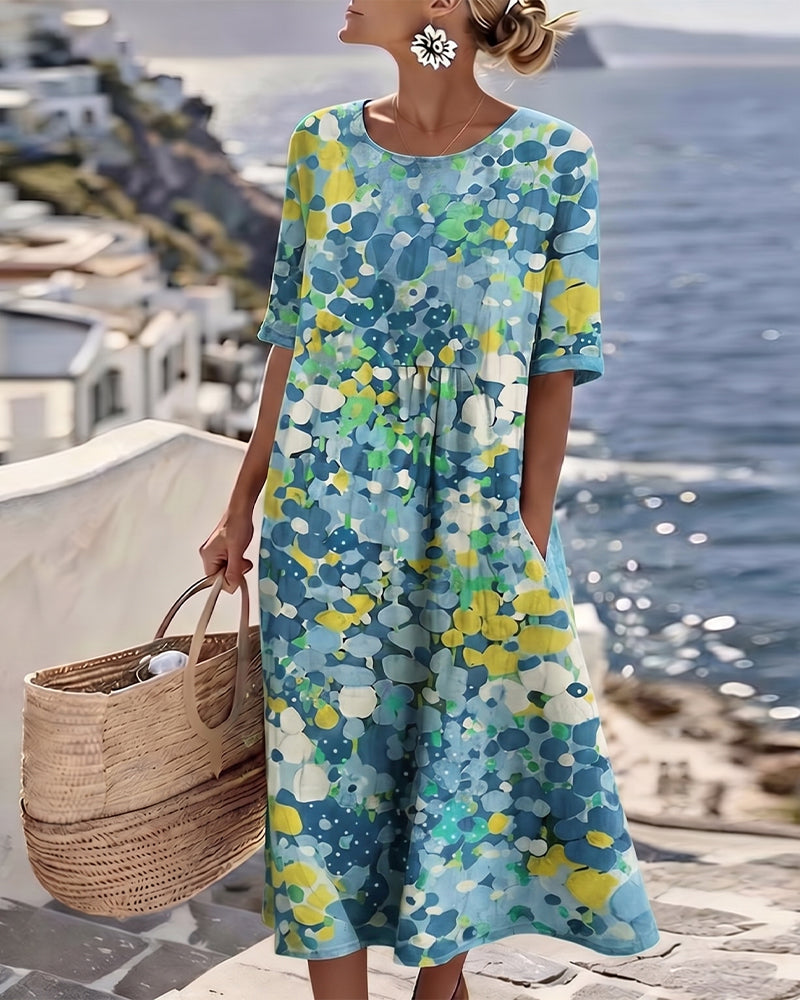 Marguerite | Floaty Floral Midi Dress