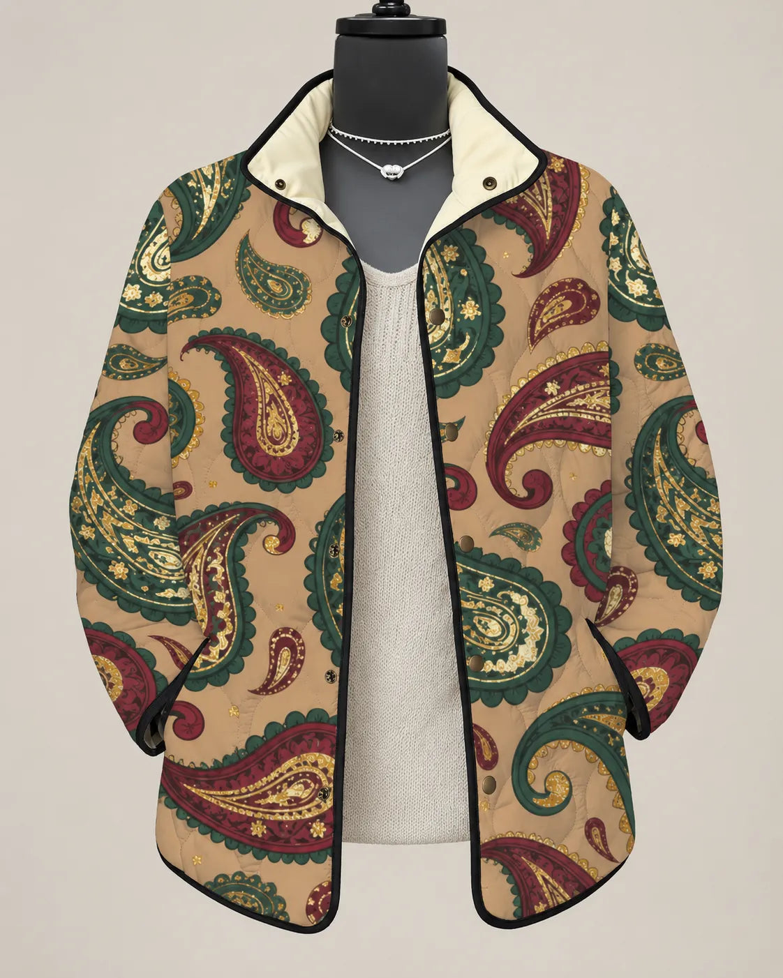 Camille Painted Garden Quilted Jacket