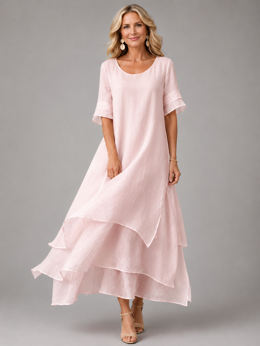 Liora | Flowing Tiered Maxi Dress