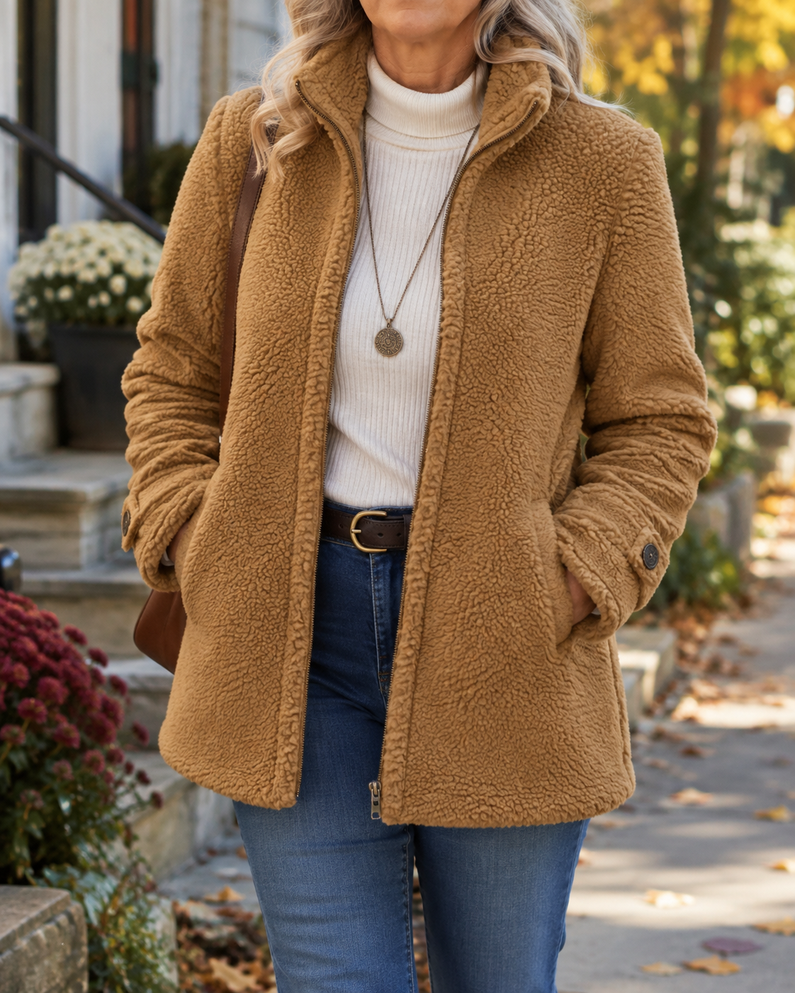 Helena | Cozy Stand Collar Jacket