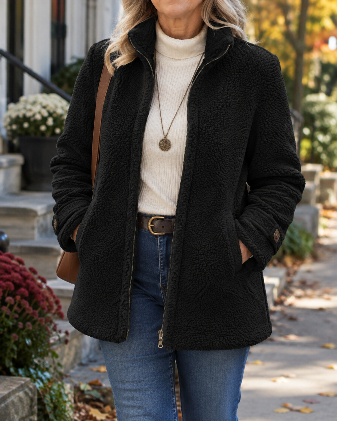 Helena | Cozy Stand Collar Jacket