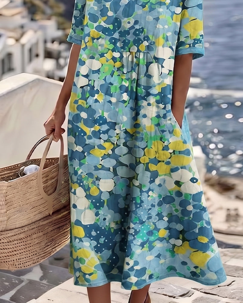 Marguerite | Floaty Floral Midi Dress