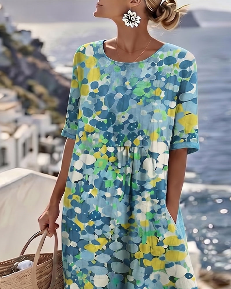 Marguerite | Floaty Floral Midi Dress