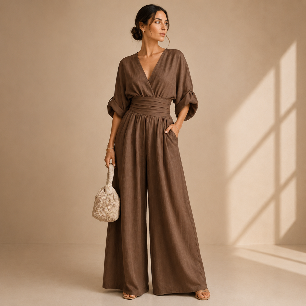 Serena | Elegant Wide-Leg Jumpsuit