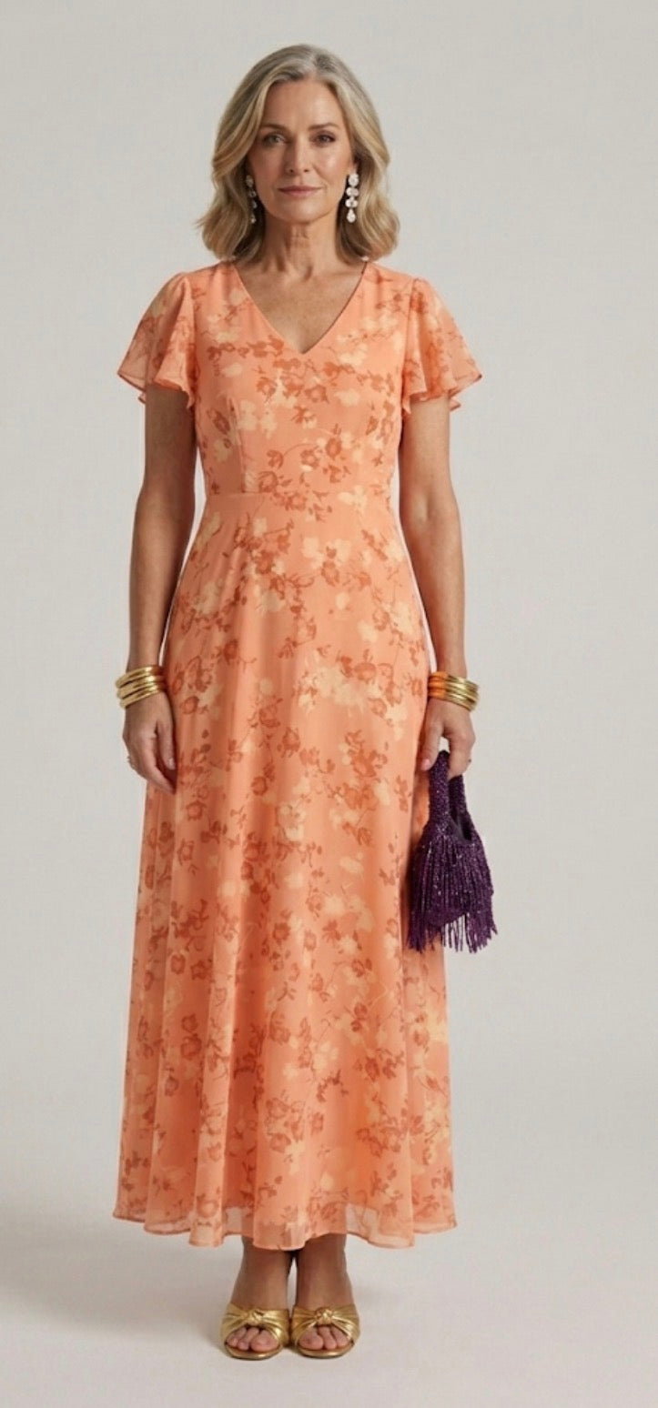 Diane & Susan™ | Glamorous dress that covers the belly