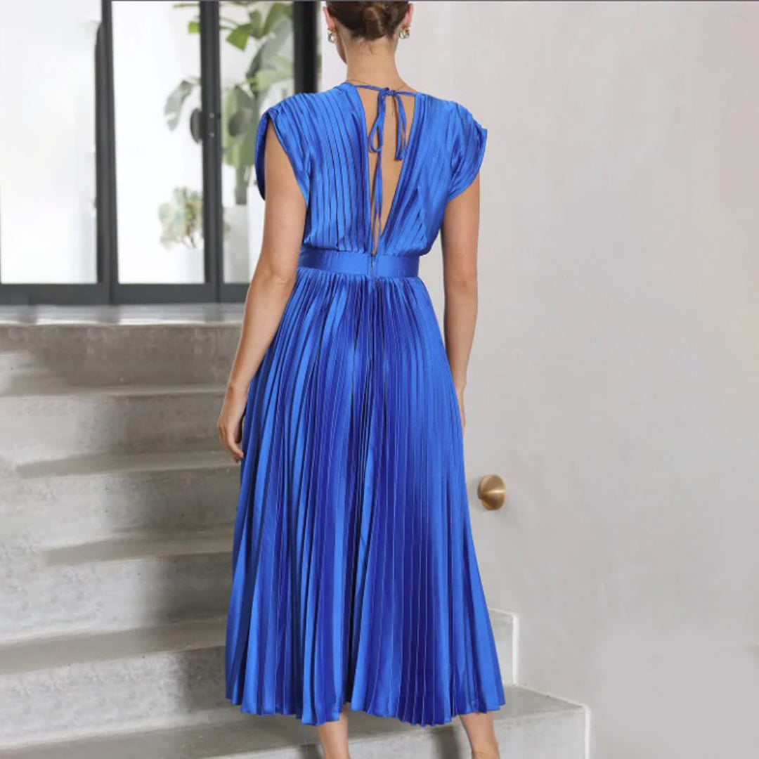 Diane & Susan™ | Timeless Pleated Midi Dress