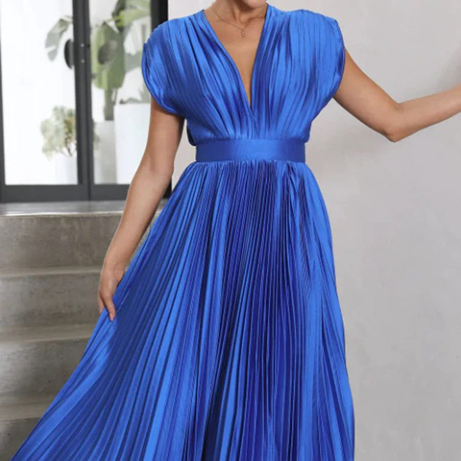 Diane & Susan™ | Timeless Pleated Midi Dress
