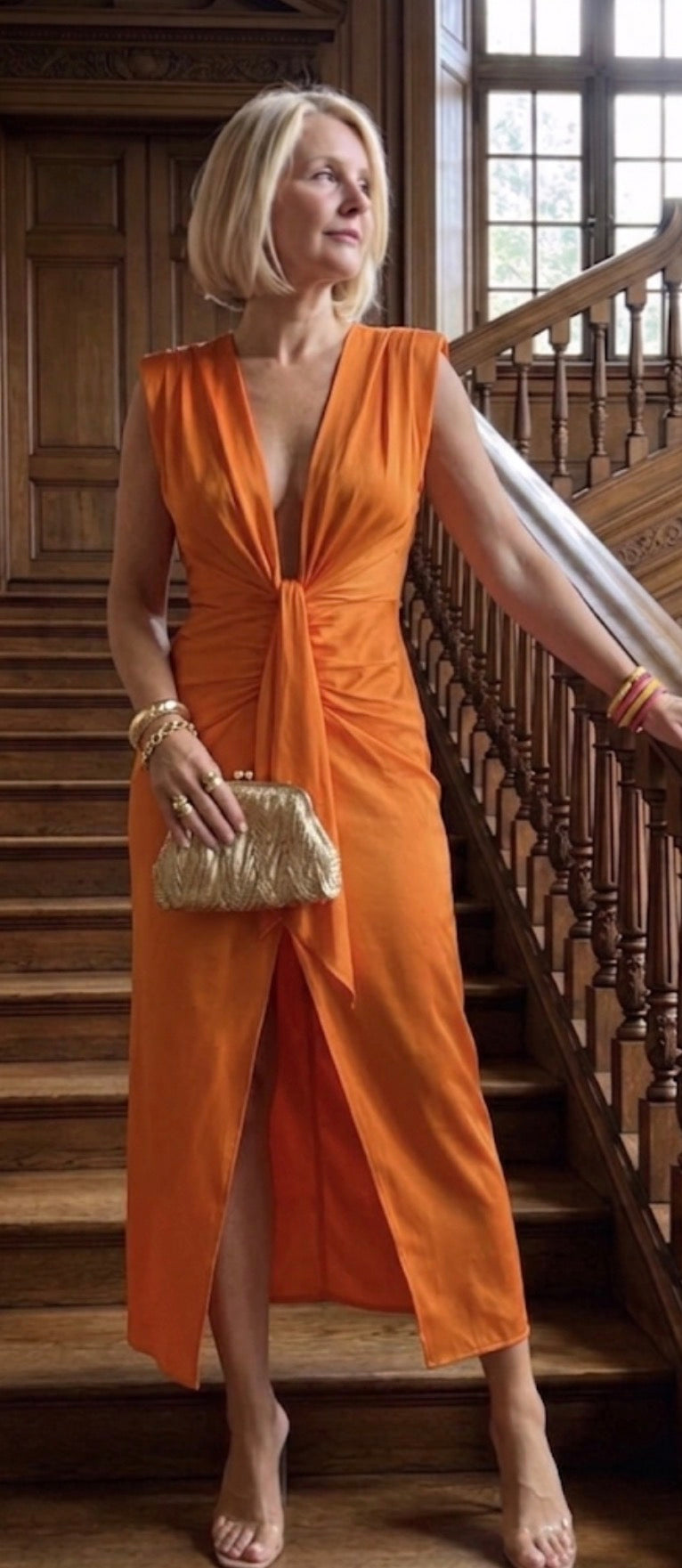 Diane & Susan™ | Elegant Pleated Dress