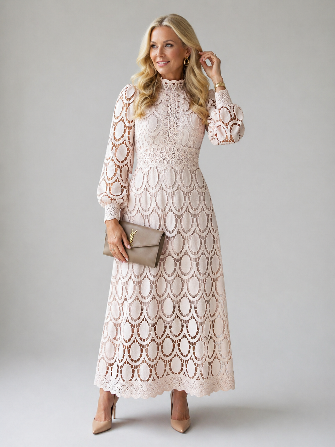 Diane & Susan™ | Lace Midi Dress