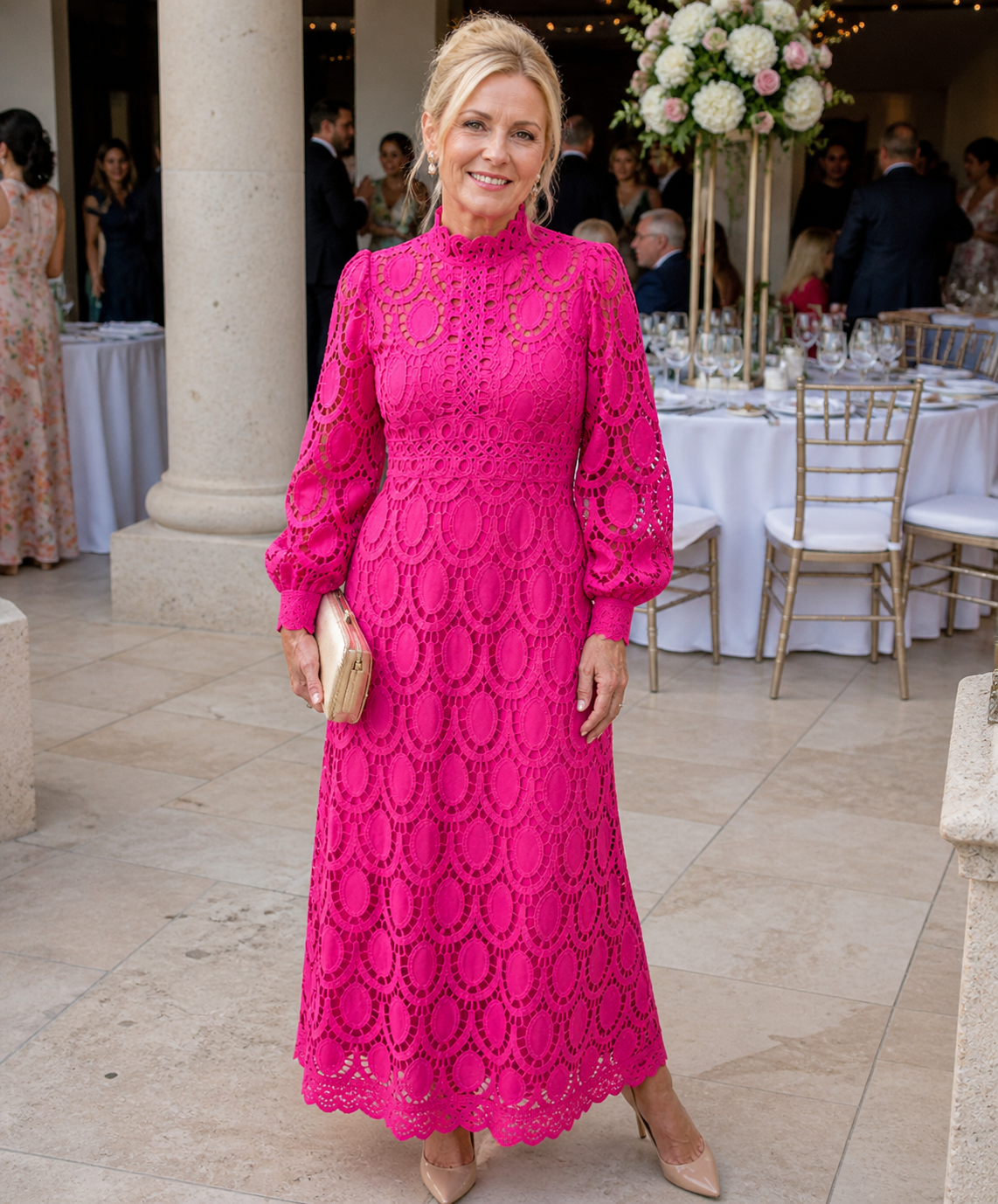 Diane & Susan™ | Lace Midi Dress
