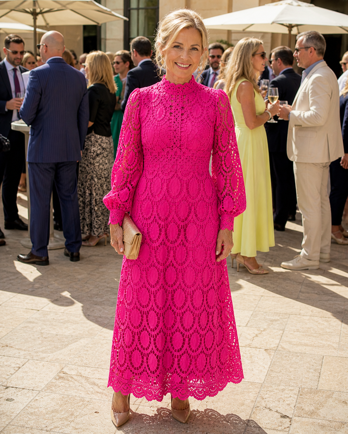 Diane & Susan™ | Lace Midi Dress