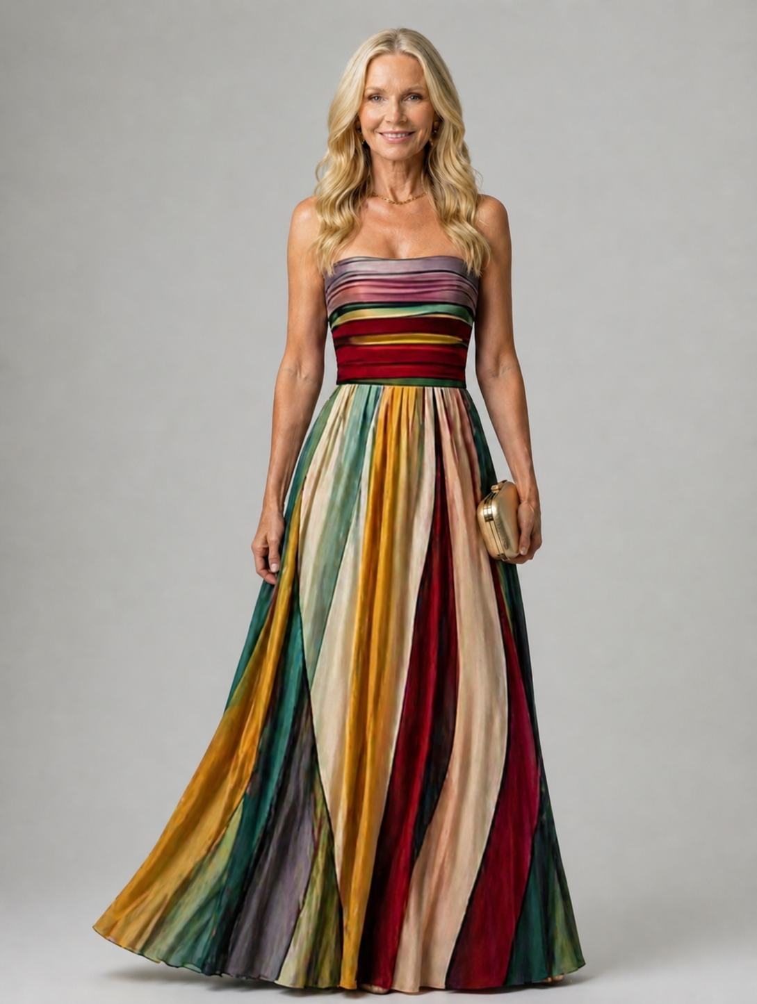 Diane & Susan™ | Effortless Strapless A-Line Dress