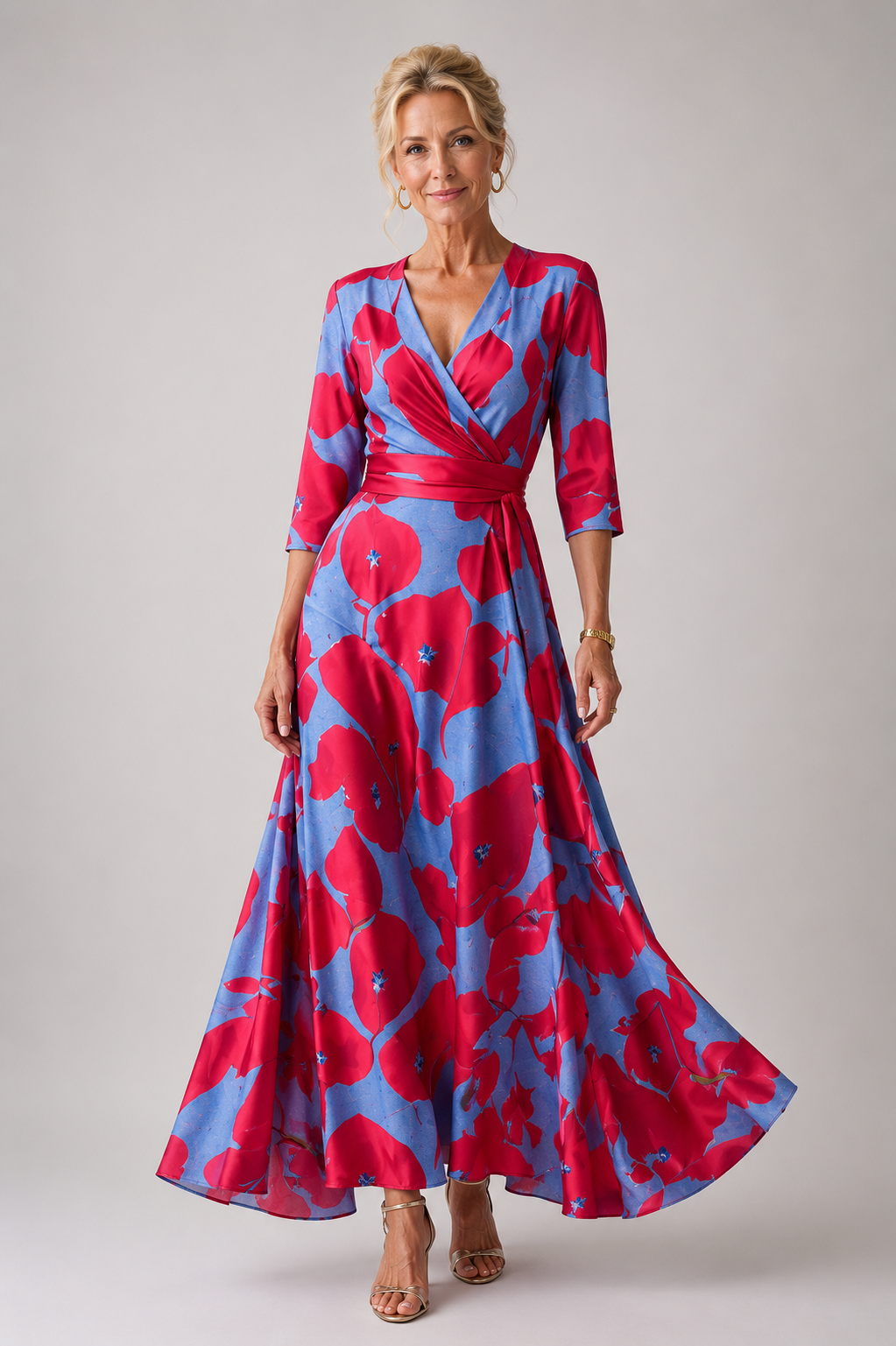 Diane & Susan™ | Comfortable dress for every day with V-neck