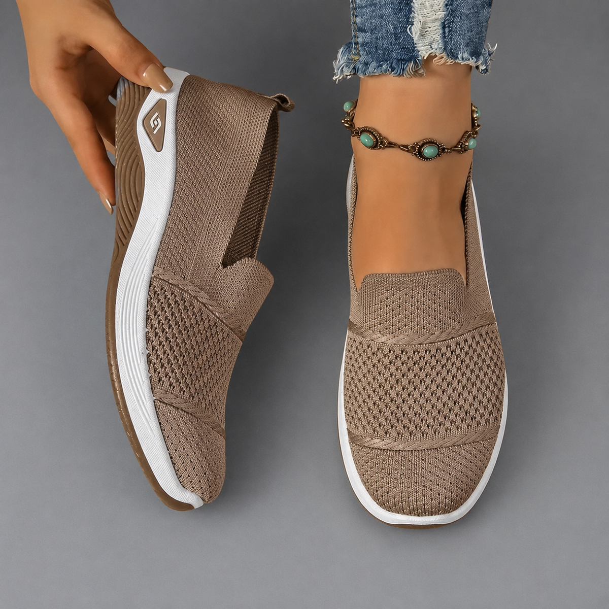 Matilda | Cushioned Slip-On Walking Sneakers