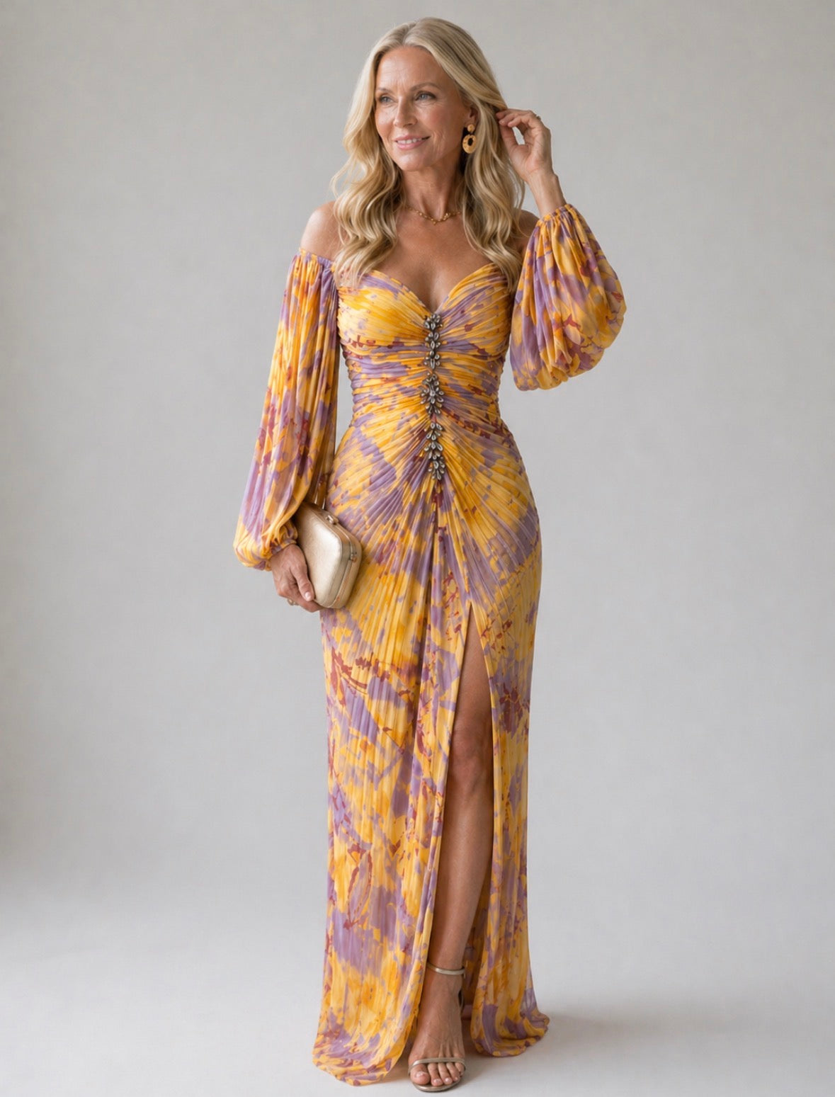 Diane & Susan™ | Elegant Dress with V-Neck