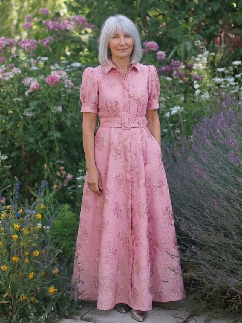 Diane & Susan™ | Belted Floral Maxi Dress