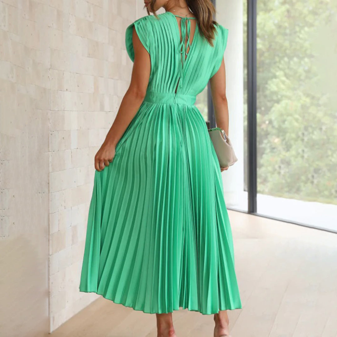Diane & Susan™ | Timeless Pleated Midi Dress