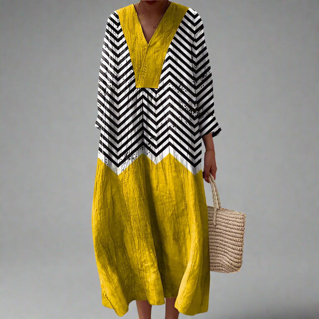 Juliana - Elegant Geometric Dress