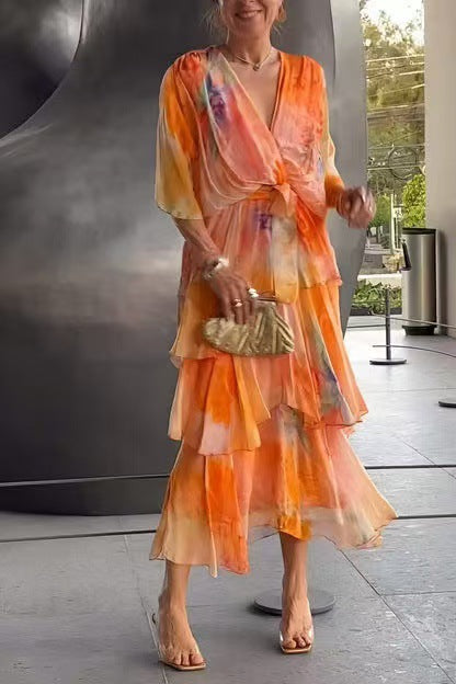 Diane & Susan™ |Layered Floral Sun Dress