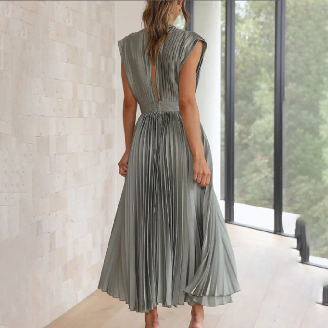 Diane & Susan™ | Timeless Pleated Midi Dress