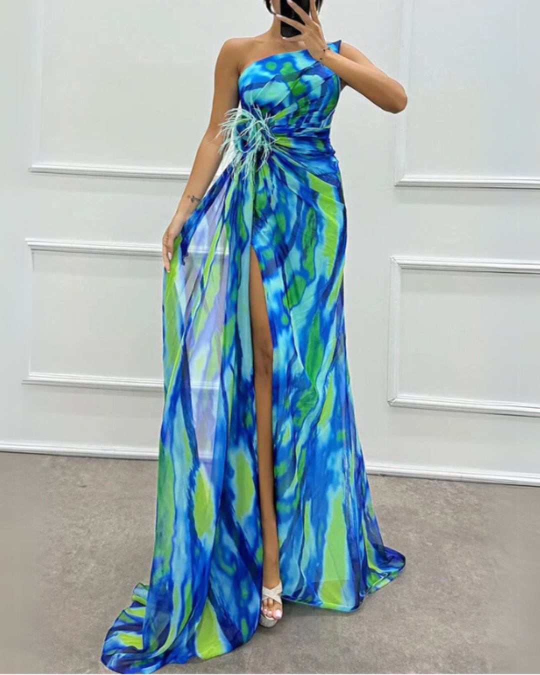 Diane & Susan™ | Vibrant Draped Dress