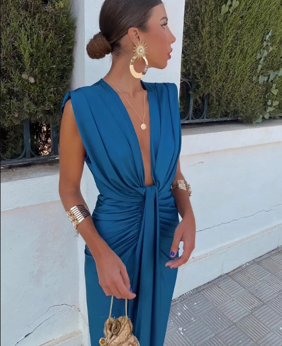 Diane & Susan™ | Elegant Pleated Dress