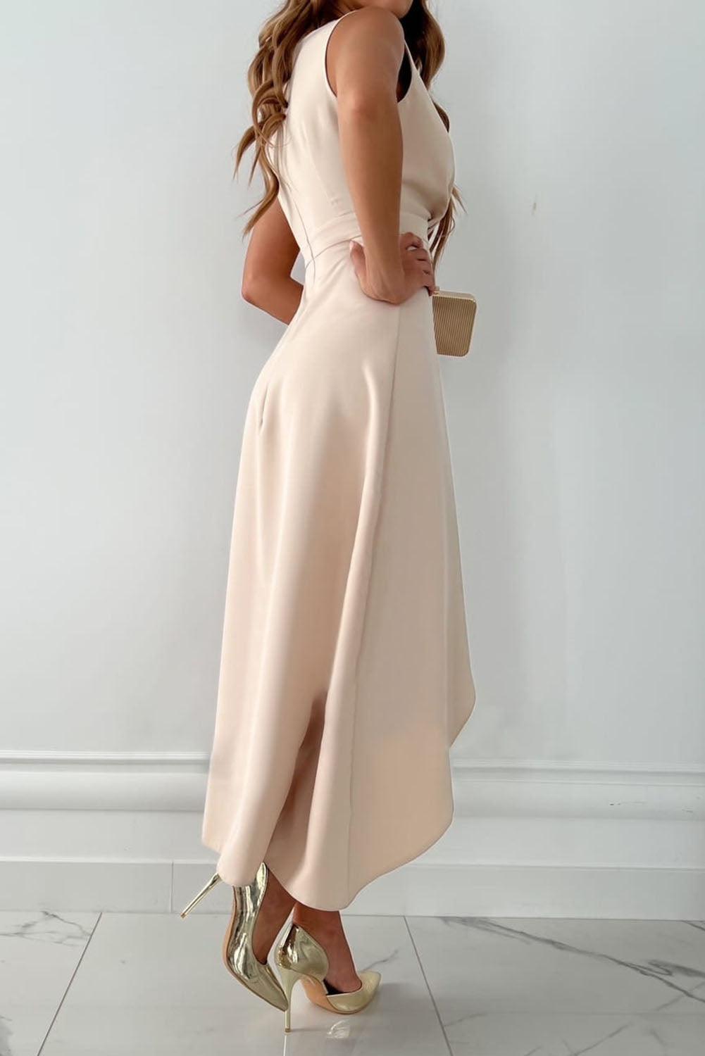 Diane & Susan™ |Midi Wrap Dress with V-Neck