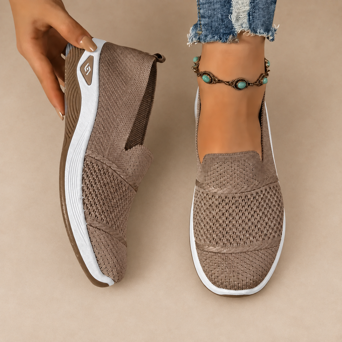 Matilda | Cushioned Slip-On Walking Sneakers